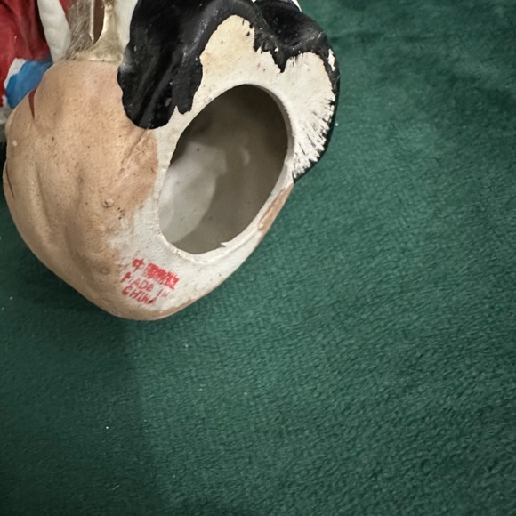 Vintage Ceramic Bisque Santa Clause ornament - Picture 7 of 7